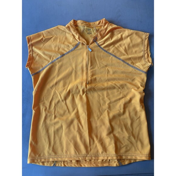 Fox Racing Cycling Top Women’s XL In Golden Rod Excellent Pre Owned Condition - Picture 1 of 3